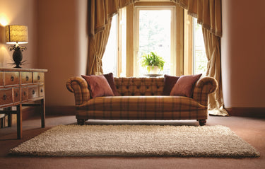 Imperial Luxury Shaggy Rug Guru Modern Hand Woven Wool Rug in Latte - Small 80x150 cm (2'6"x5')