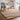 Acasta Wave Abstract Wool Rug in Blush Pink, Cream & Beige Rug - Medium 120x170 cm (4'x5'6")