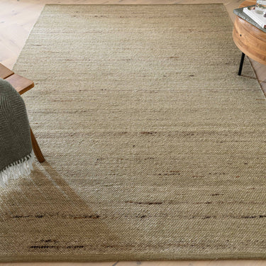 Birkdale Hand Woven Wool Blend Boucle Texture Reversible Rug in Pistachio Green - Medium 120x170 cm (4'x5'6")