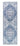 Phoenox Origins Garda Classic Blue Washable Non-Slip Cotton Chenille Rug
