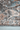 Alia 697G5 Short Pile Grey Polypropylene Traditional Floral Bordered Rug