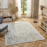 URCO Nova Nico Cream Polypropylene Traditional Vintage Bordered Rug - X-Small 40x60 cm (1'3"x1'11")
