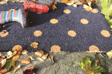My Printed Coir Polka Dots Doormat 45x75 cm