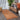 Fivelands Shaggy Solid Color Brown & Terracotta Rug