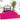 Fivelands Shaggy Solid Color Pink & Fuchsia Rug