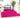 Fivelands Shaggy Solid Color Pink & Fuchsia Rug