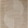 Floransa Geometric Modern Skandi Brown & Light Beige Rug - Design FSA2374 - Medium 120x170 cm (3'11'' x 5'7'')