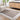 Fossay Washable Shaggy Modern Brown & Ivory Rug - Design FSG2318