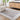 Fossay Washable Shaggy Modern Black, Ivory & Charcoal Rug - Design FSG2321