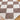 Fossay Washable Diamond Shaggy Modern Brown & Ivory Rug