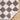 Fossay Washable Diamond Shaggy Modern Brown & Ivory Rug