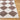 Fossay Washable Diamond Shaggy Modern Brown & Ivory Rug