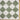 Fossay Washable Diamond Shaggy Modern Green, Ivory & Grass Green Rug