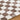 Fossay Washable Checkered Shaggy Modern Brown & Ivory Rug