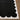 Fossay Washable Shaggy Black & Cream Rug