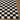 Fossay Washable Checkered Shaggy Black & Cream Rug