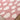 Fossay Washable Shaggy Pink, Rose & Ivory Rug - Design FSG2350