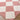Fossay Washable Checkered Shaggy Pink, Rose & Ivory Rug - Design FSG2355