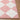 Fossay Washable Checkered Shaggy Pink, Rose & Ivory Rug - Design FSG2355