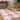 Fossay Washable Checkered Shaggy Pink, Rose & Ivory Rug - Design FSG2355