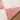 Fossay Washable Checkered Shaggy Pink, Rose & Ivory Rug - Design FSG2355