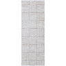 Architect II Galey Alix Modern Graphic High Pile Runner Brown & Ivory Rug - Runner 80x220 cm (2'7'' x 7'3'')