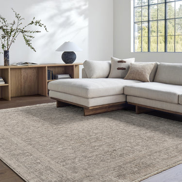 Maria Elena Galey Alix Vintage Traditional / Vintage Ivory, Medium Brown & Tan Rug