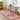 Harput Vintage Traditional Boho Oriental Orange, White & Mustard Rug