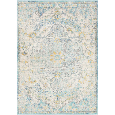 Harput Vintage Traditional Boho Oriental Ivory, Light Beige & Mustard Rug - Medium 120x170 cm (3'11'' x 5'7'')