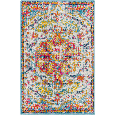 Harput Vintage Traditional Boho Oriental Yellow, Light Beige & Mustard Rug - X-Small 60x90 cm (1'11'' x 2'11'')