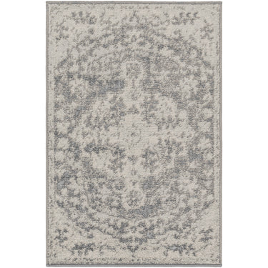 Harput Vintage Traditional Boho Oriental Black, Medium Gray & Charcoal Rug - X-Small 60x90 cm (1'11'' x 2'11'')