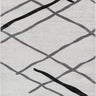 Harput Skandi Geometric Grey, Black & White Rug - Large Plus 160x220 cm (5'3'' x 7'3'')