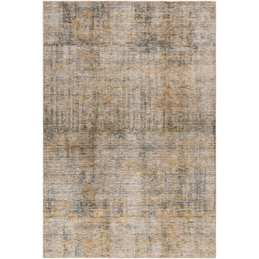 Naila Abstract Modern Beige & Beige Blue Yellow Rug - X-Large Plus 200x290 cm (6'7'' x 9'6'')