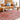 Iris Traditional Vintage Oriental Orange, Burnt Orange & Dark Blue Rug