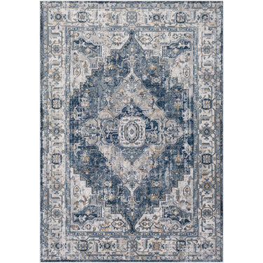 Jolie Traditional Vintage Oriental Black, Medium Grey & Tan Rug - Medium 120x170 cm (3'11'' x 5'7'')