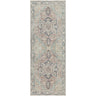 Kemer Vintage Washable Runner Oriental Green, Seafoam & Brick Red Rug - Runner 80x220 cm (2'7'' x 7'3'')
