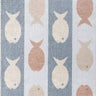 Lillian Kids Washable Multicolour, Beige & Black Rug - Small 80x150 cm (2'7'' x 4'11'')