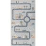 Lillian Kids Washable Grey, Black & Wheat Rug - Small 80x150 cm (2'7'' x 4'11'')