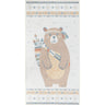 Lillian Kids Washable Beige, Brown & Blue Rug - Small 80x150 cm (2'7'' x 4'11'')