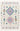 Lofty Vintage Runner Shaggy Oriental Ivory, Blue & Aqua Rug - Large Plus 160x213 cm (5'3'' x 7')