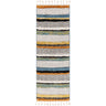 Lofty Vintage Shaggy Oriental Cream, Off-White & Black Rug - X-Small 60x90 cm (1'11'' x 2'11'')