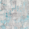 Lustro Abstract Modern Blue, Light Beige & Ivory Rug - Design LSR2316 - Medium 120x170 cm (3'11'' x 5'7'')