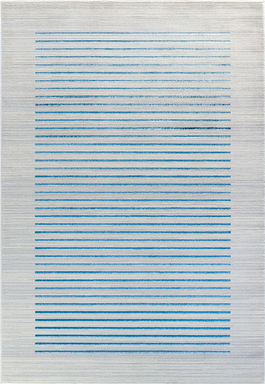 Lustro Modern Skandi Blue, Light Grey & Ivory Rug - Medium 120x170 cm (3'11'' x 5'7'')