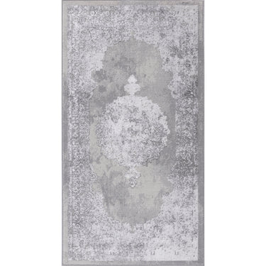 Lustro Vintage Oriental White, Light Beige & Off-White Rug - Small 80x150 cm (2'7'' x 4'11'')