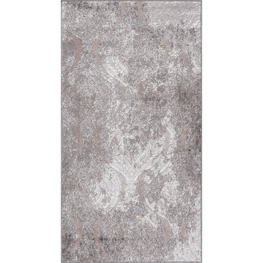 Lustro Vintage Oriental Beige, Off-White & Light Grey Rug - Design LSR2340 - Small 80x150 cm (2'7'' x 4'11'')