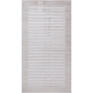 Lustro Modern Skandi Beige, Off-White & Light Grey Rug - Design LSR2344 - Small 80x150 cm (2'7'' x 4'11'')