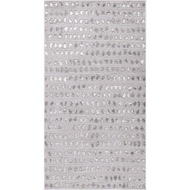 Lustro Modern Skandi Beige, Off-White & Light Grey Rug - Design LSR2345 - Small 80x150 cm (2'7'' x 4'11'')