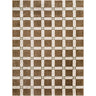 La Luna Modern Graphic Brown, Off-White & Light Grey Rug - Design LUU2306 - Large Plus 160x213 cm (5'3'' x 7')