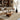 Mirage Cottage Fringe Jute Look Runner Outdoor Beige, Tan & Black Rug - Design MGE2301