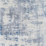 Monaco Abstract Marble Modern Blue, Charcoal & LightGray Rug - Medium Plus 130x180 cm (4'3'' x 5'11'')